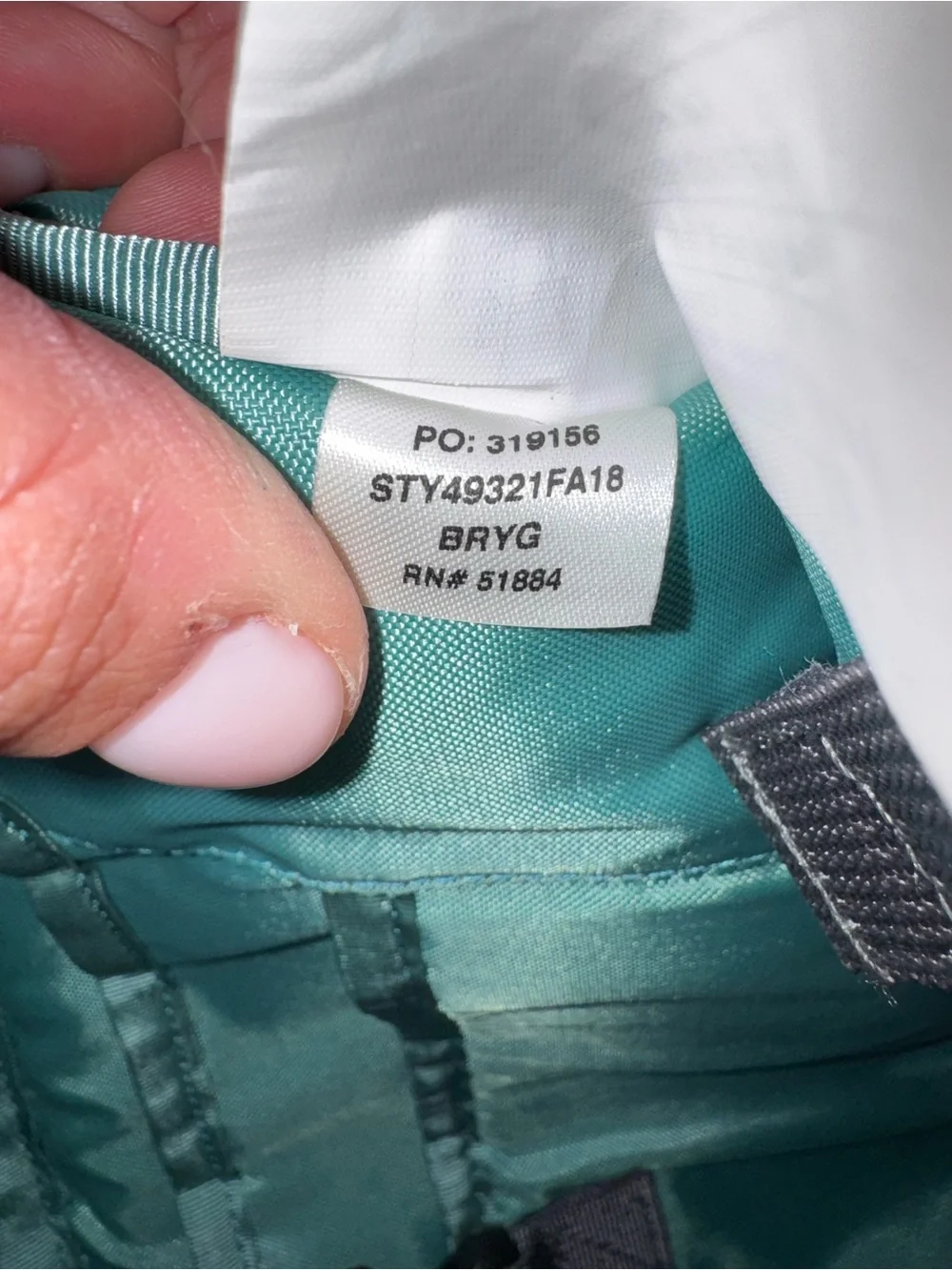 Patagonia Black Hole Mini Messenger Bag teal green